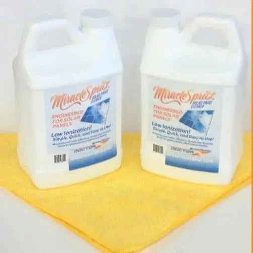 Two 1/2 Galloon Solar Panel Cleaner