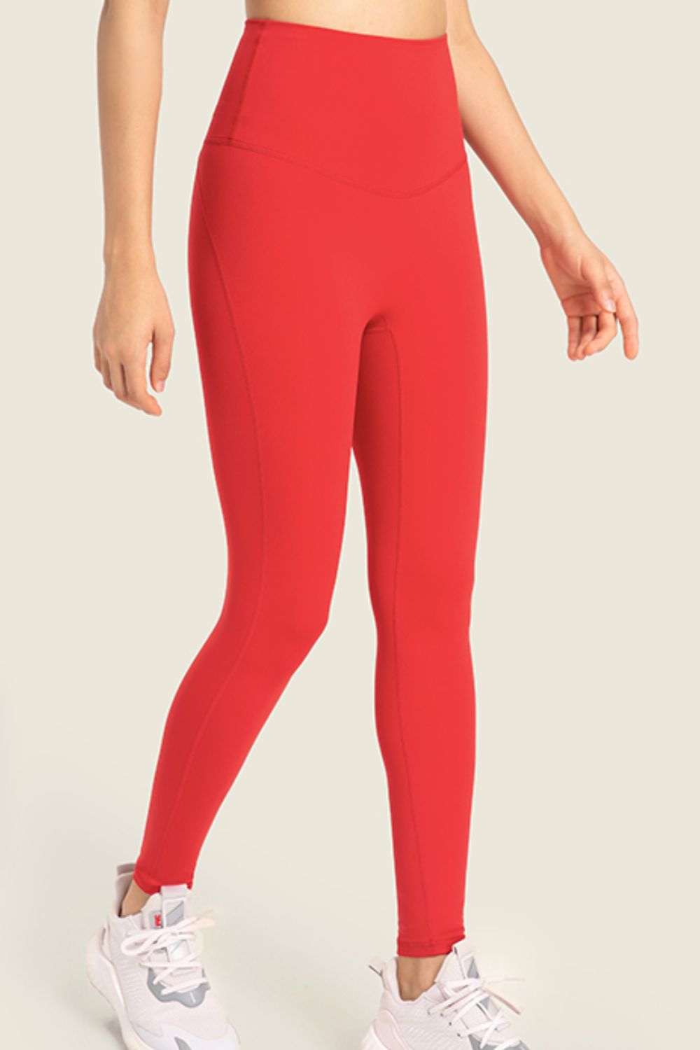Seamless High-Rise Wide Waistband Yoga Leggings - fashion