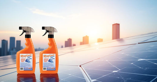 2 Bottles of 32oz  Solar Panel Cleaning Made Easy: The #1 Choice for Optimal Energy Efficiency increase by 25% by Miracle Spritz