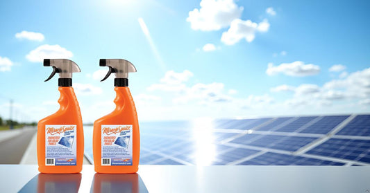 2 Bottles of 32oz  Solar Panel Cleaning Made Easy: The #1 Choice for Optimal Energy Efficiency increase by 25% by Miracle Spritz
