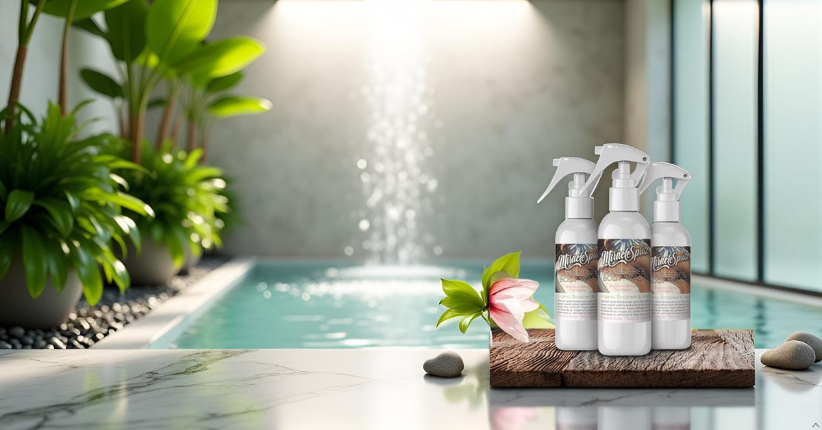 Miracle Spritz Rinse Free Hair and Body Wash 8oz 1Bottle