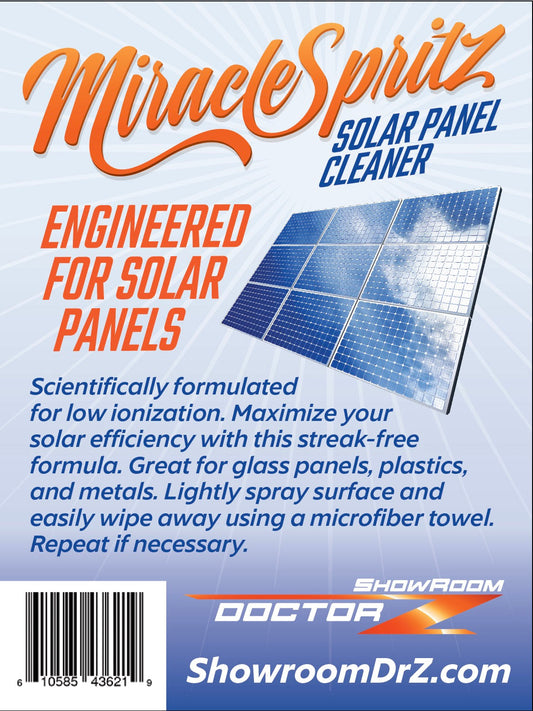 Miracle Spritz Solar Panel Cleaner 32oz