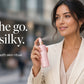 Miracle Spritz body spray — on the go, still silky. Everyday soft-skin ritual.