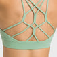 Breathable Crisscross Back Sports Bra - fashion