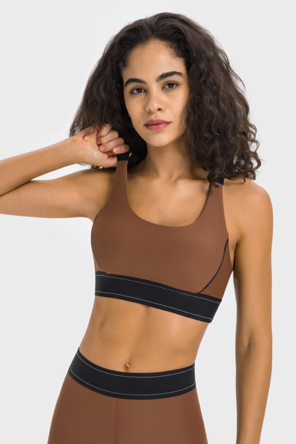 Contrast Sports Bra - fashion