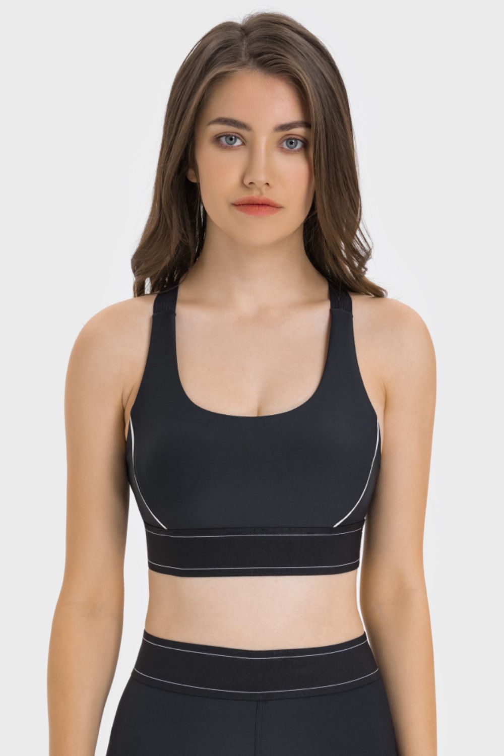 Contrast Sports Bra - fashion