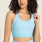 Feel Like Skin Racerback Halter Neck Sports Bra