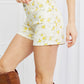 Judy Blue Full Size Floral Denim Shorts with Pockets