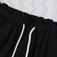 Paperbag Drawstring Waist Shorts - fashion