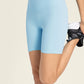 Seamless High-Rise Wide Waistband Biker Shorts