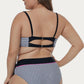 Tartan Printed Plus Size Bikini Set - fashion