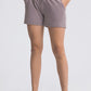 Waist Tie Active Shorts - Lavendar / 4 - fashion